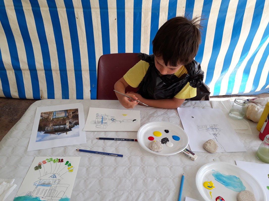 Visite-atelier Art nouveau - La Villa Bluette prend des vacances - Musartdit