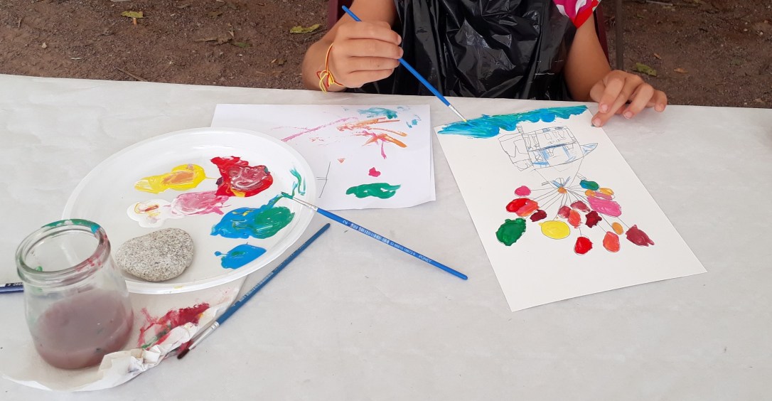 Atelier jeune-public Art nouveau été 2018 - Hermanville-sur-Mer - Musartdit