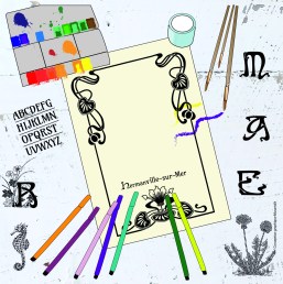 Une affiche d'Hermanville façon Art nouveau