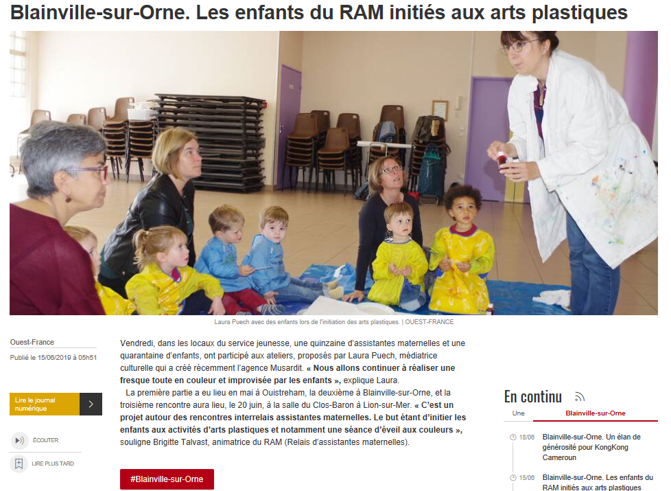 article Ouest France 15.06.2019